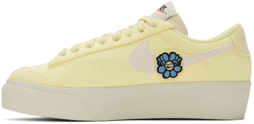 Nike Yellow Blazer Low Platform Sneakers