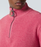 JW Anderson Wool and cotton half-zip sweater