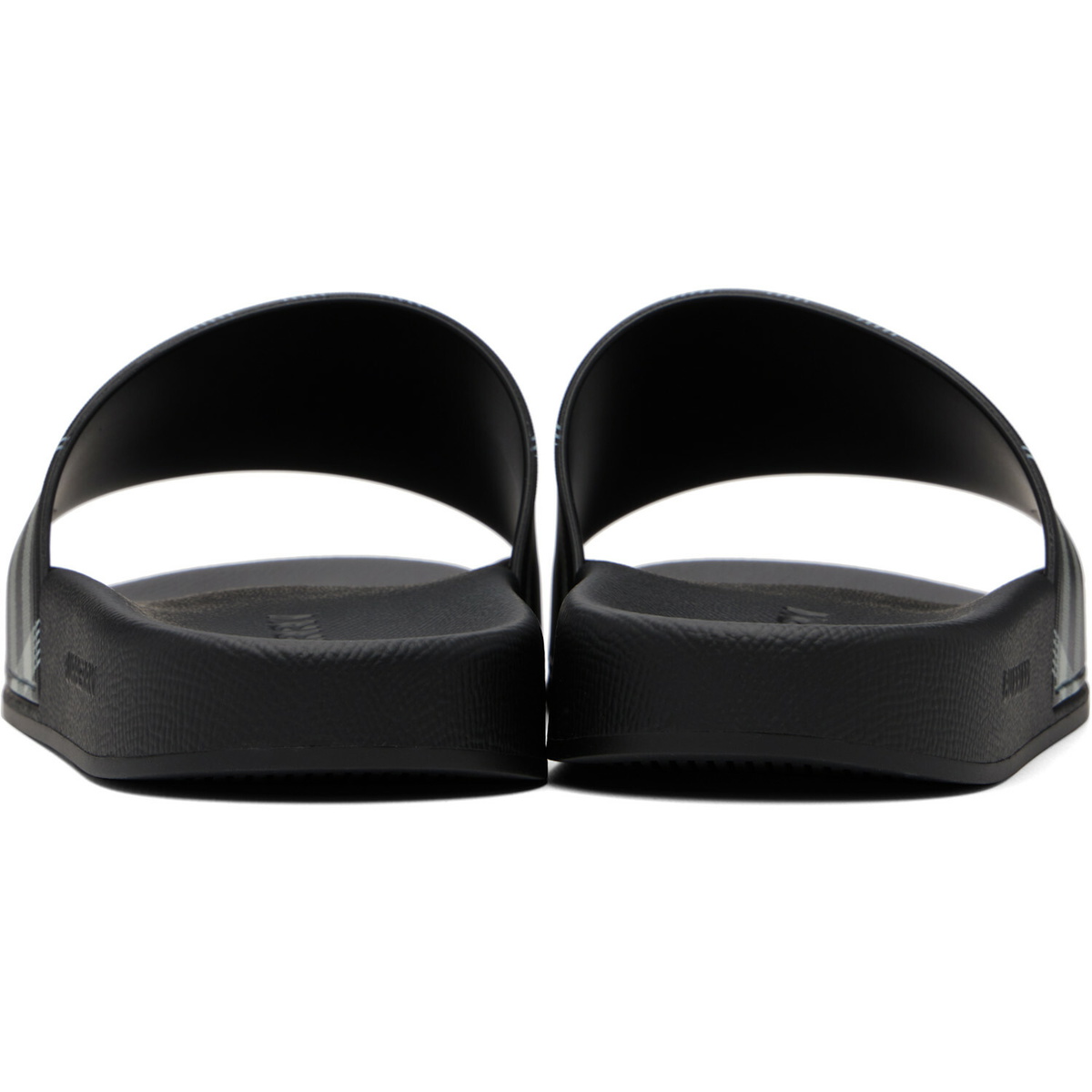 Burberry Black Check Slides