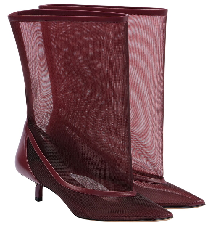 Photo: Jacquemus Tourni mesh ankle boots