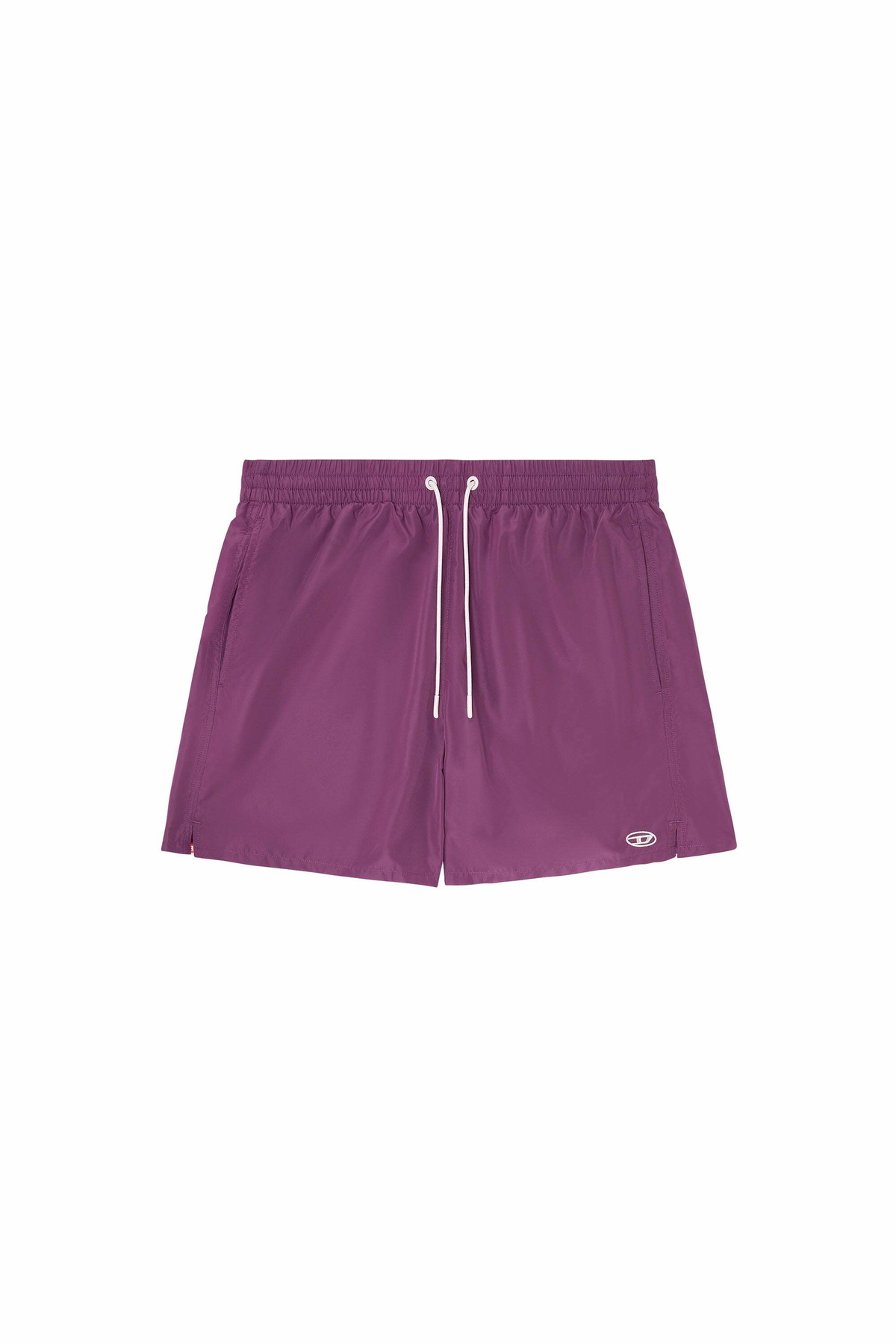 Diesel Swim shorts with metallic Oval D logo - Swim shorts Mens in Violet