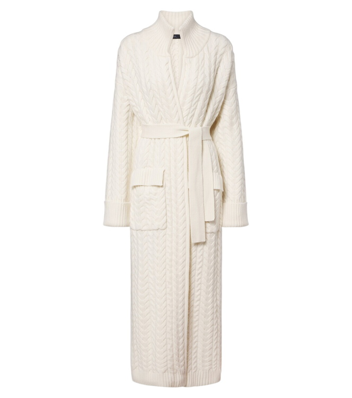 Photo: Arch4 Bond Street cable-knit cashmere long cardigan