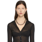 Portrait Report Silver Signature Twist Ear Cuff Necklace