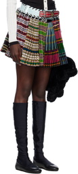 Chopova Lowena Multicolor Remnant Carabiner Miniskirt