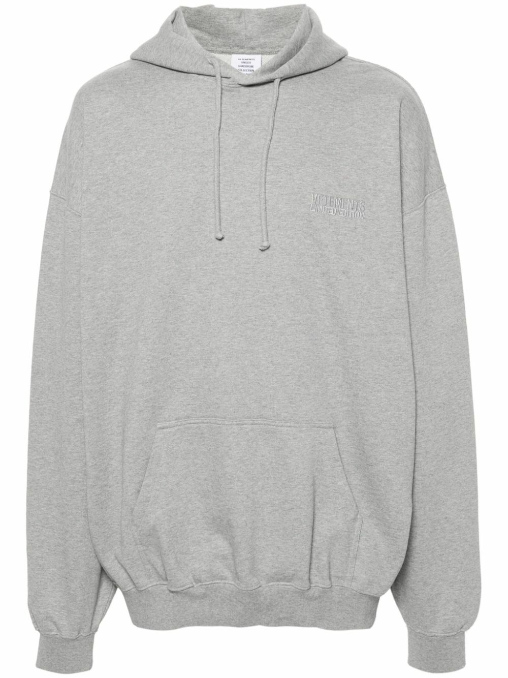 VETEMENTS - Logo Cotton Blend Hoodie Vetements