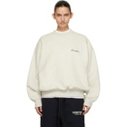 Fear of God ESSENTIALS Off-White Classic Crewneck Sweatshirt