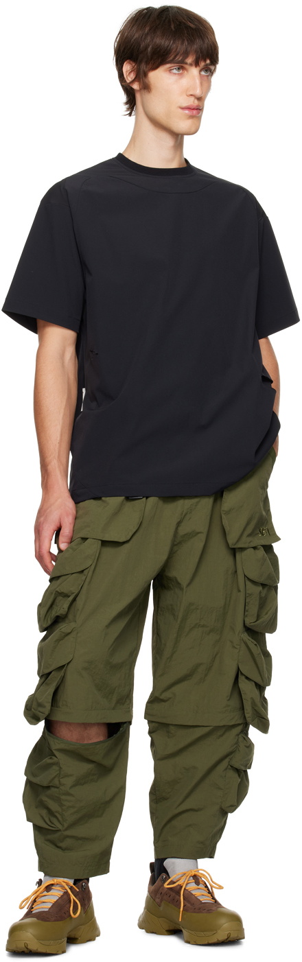 Archival Reinvent Green WIND AND SEA Edition Multi Bag Cargo Pants