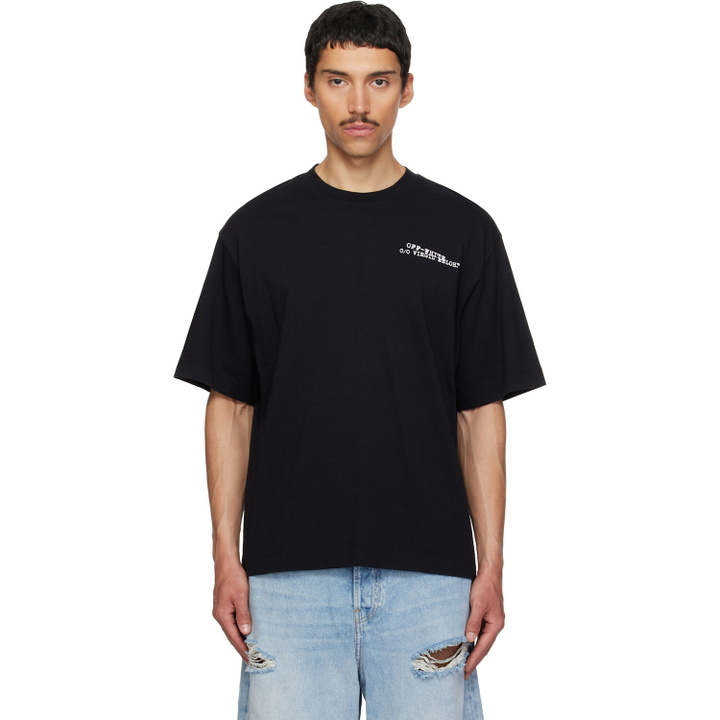 Photo: Off-White Black Type Machine Arrow Skate T-shirt