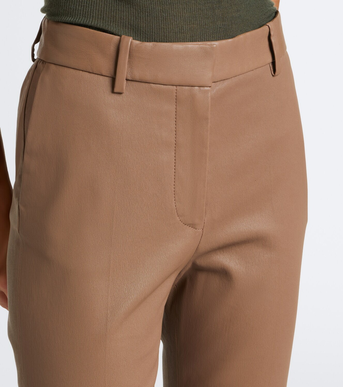Joseph Coleman leather slim pants