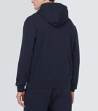 Brioni Cotton-blend jersey hoodie