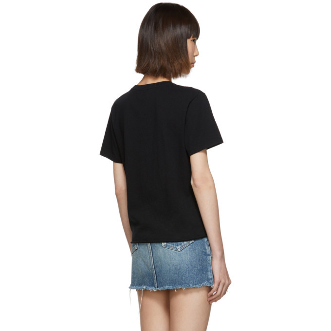 Saint Laurent Black Saint Laurent Star T-Shirt Saint Laurent