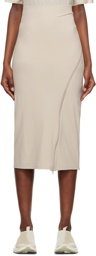 Post Archive Faction (PAF) Taupe 5.0+ Center Midi Skirt