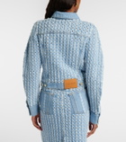 Nina Ricci Striped denim jacket