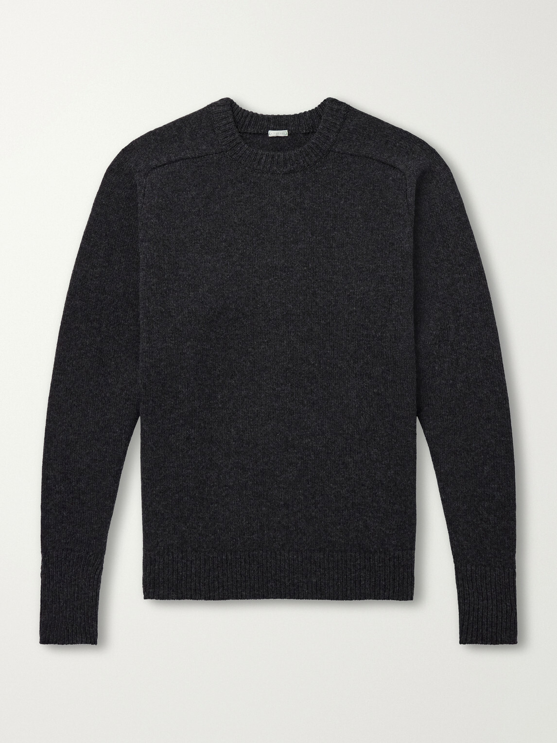 A.PRESSE - Paneled Wool Sweater - Gray