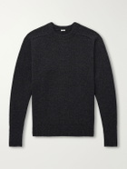 A.PRESSE - Paneled Wool Sweater - Gray