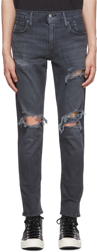 Photo: Levi's Gray 512 Slim Taper Jeans