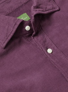 Sid Mashburn - Cotton-Corduroy Shirt - Purple