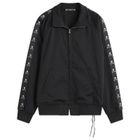 MASTERMIND WORLD Men's Side Taped Track Jacket in Black