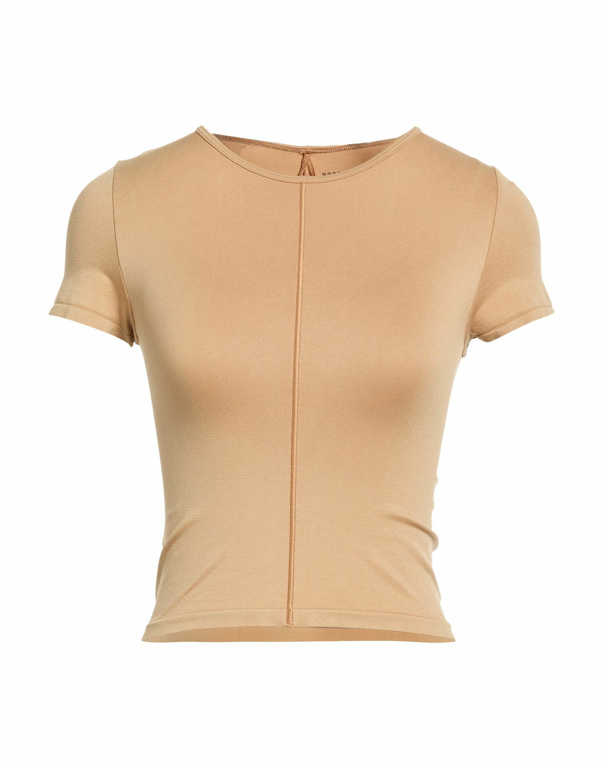 Good American Womens T-shirt Camel