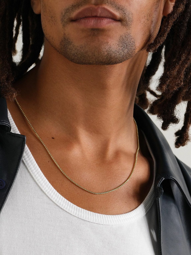 Photo: Alex Moss New York - 22-inch 14-Karat Gold Box Chain Necklace