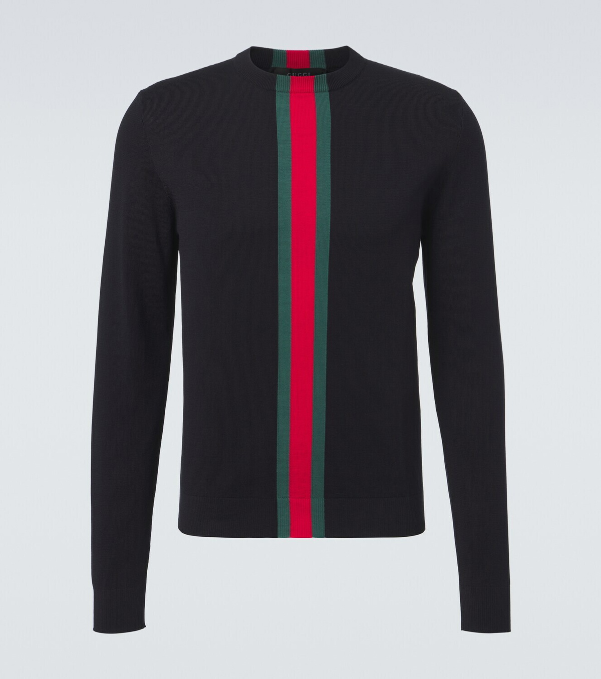 Gucci Web Stripe cotton sweater