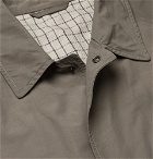 Camoshita - Nylon Trench Coat - Gray