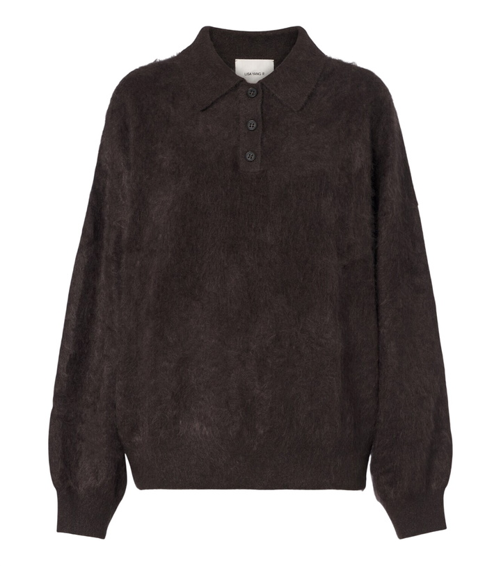 Photo: Lisa Yang Valdis cashmere polo sweater