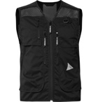 And Wander - Shell and Mesh Vest - Men - Black