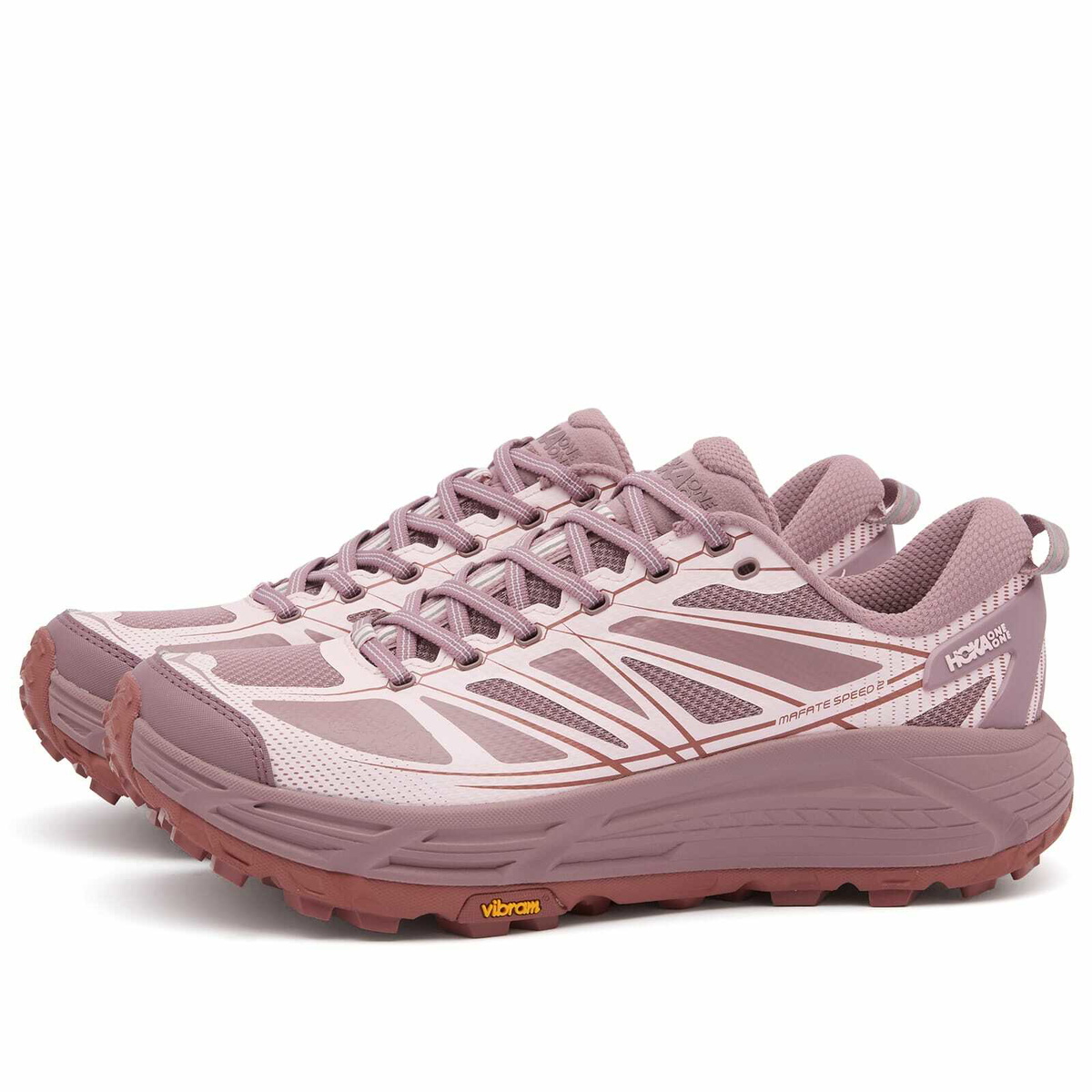 HOKA ONE ONE U Mafate Speed 2 Sneaker in Classic Mauve/Carnation