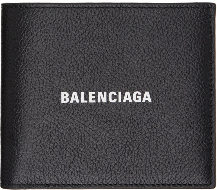 Photo: Balenciaga Black Square Folded Wallet
