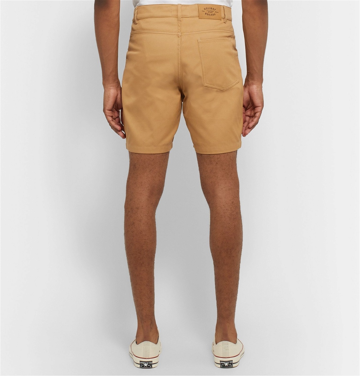 Holiday Boileau - The Bush Slim-Fit Cotton-Twill Shorts - Neutrals Holiday  Boileau