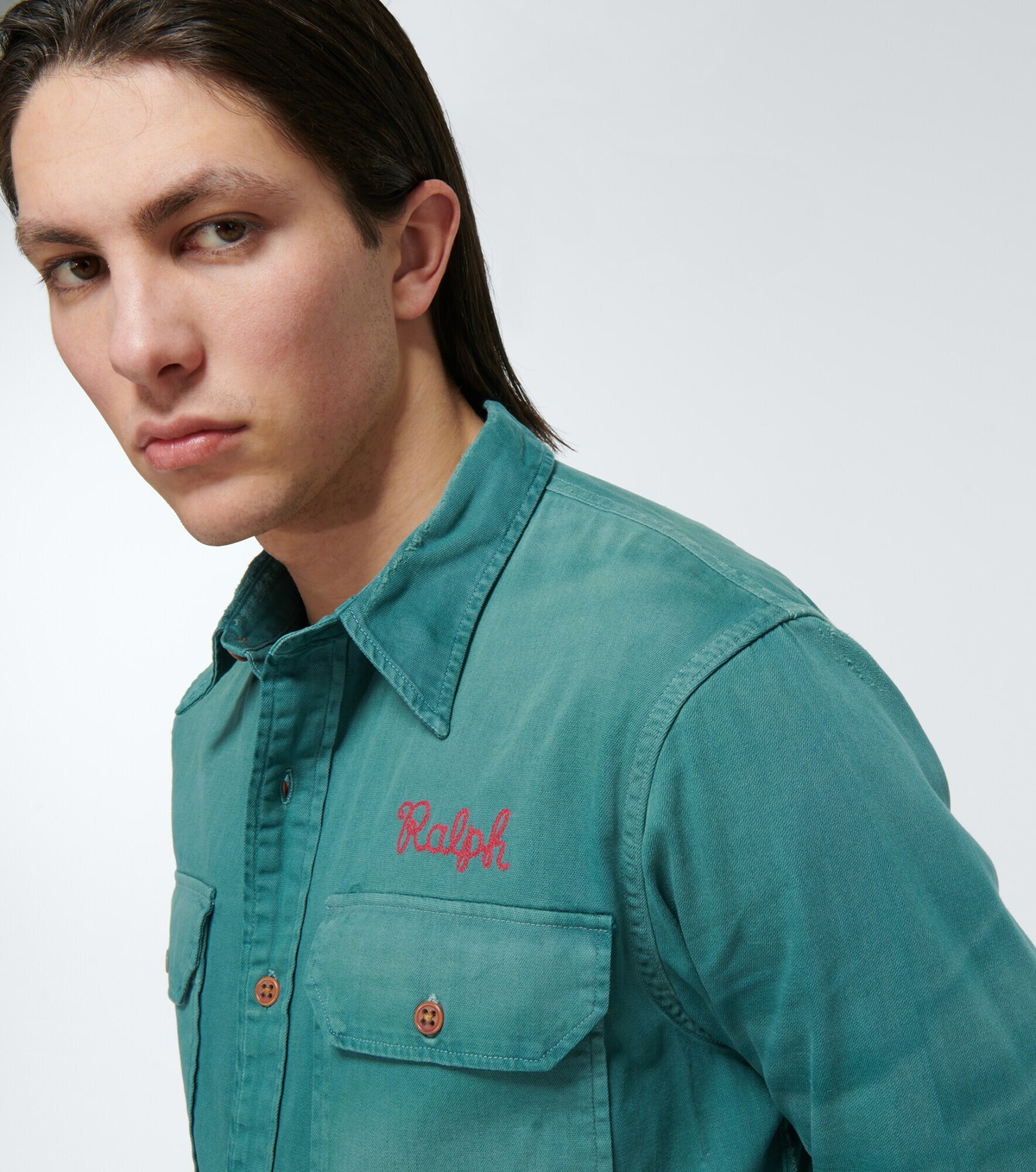 Polo Ralph Lauren - Embroidered denim shirt Polo Ralph Lauren