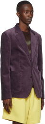 Acne Studios Purple Corduroy Blazer