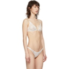 Kiki de Montparnasse White Coquette Soft Bra