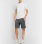 Brunello Cucinelli - Nylon-Trimmed Cotton-Blend Jersey Drawstring Shorts - Gray