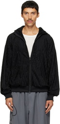 Y-3 Black Hooded Reversible Track Jacket