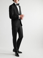 Canali - Slim-Fit Shawl-Collar Satin-Jacquard Tuxedo Jacket - Black