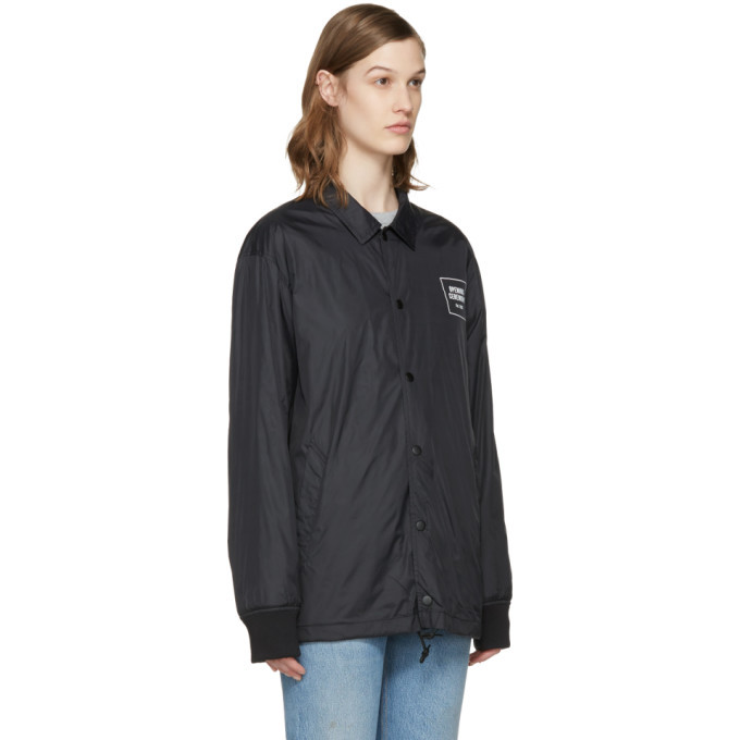 Opening Ceremony Black Signature Coach Jacket