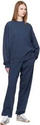 ANINE BING Navy Karter Lounge Pants