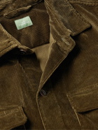 Sid Mashburn - Cotton-Corduroy Overshirt - Brown