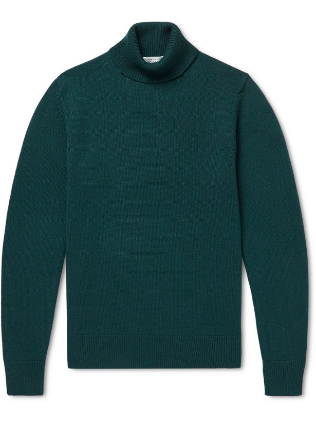 Photo: Gabriela Hearst - Charlet Cashmere Rollneck Sweater - Green