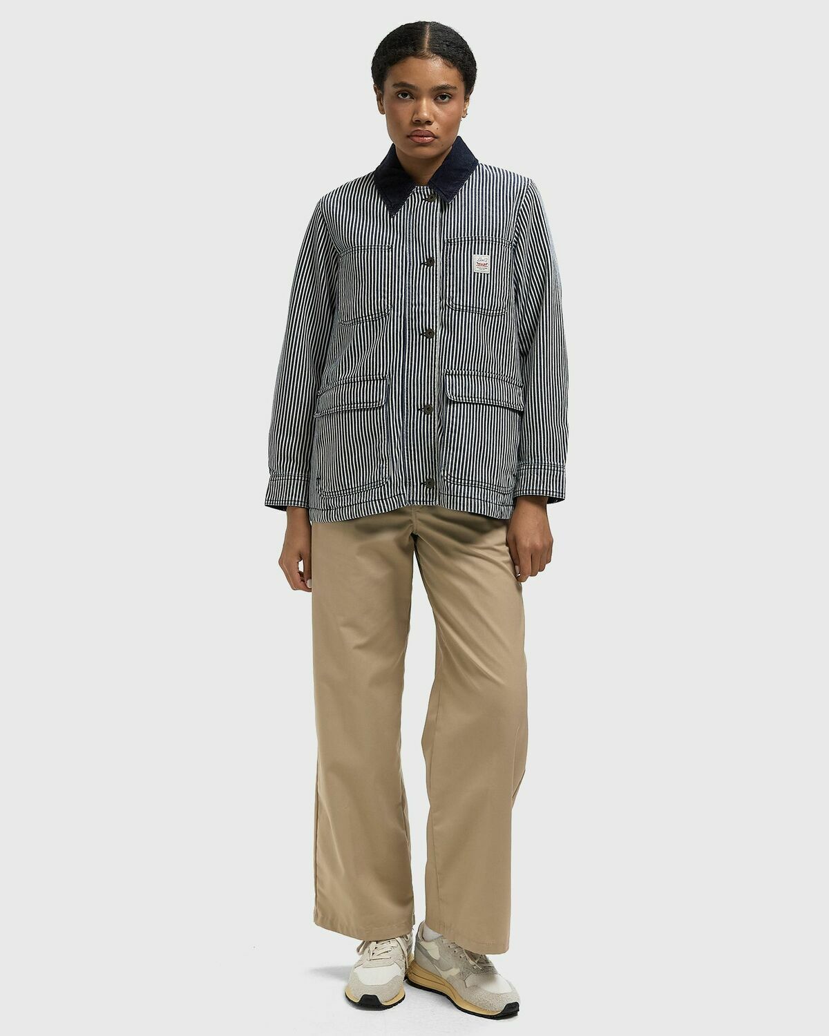 Levis BREE QUILT LINED JACKET Blue Womens Windbreaker