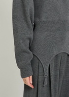 Jean Paul Gaultier Garter-embellished Wool Jumper Grey