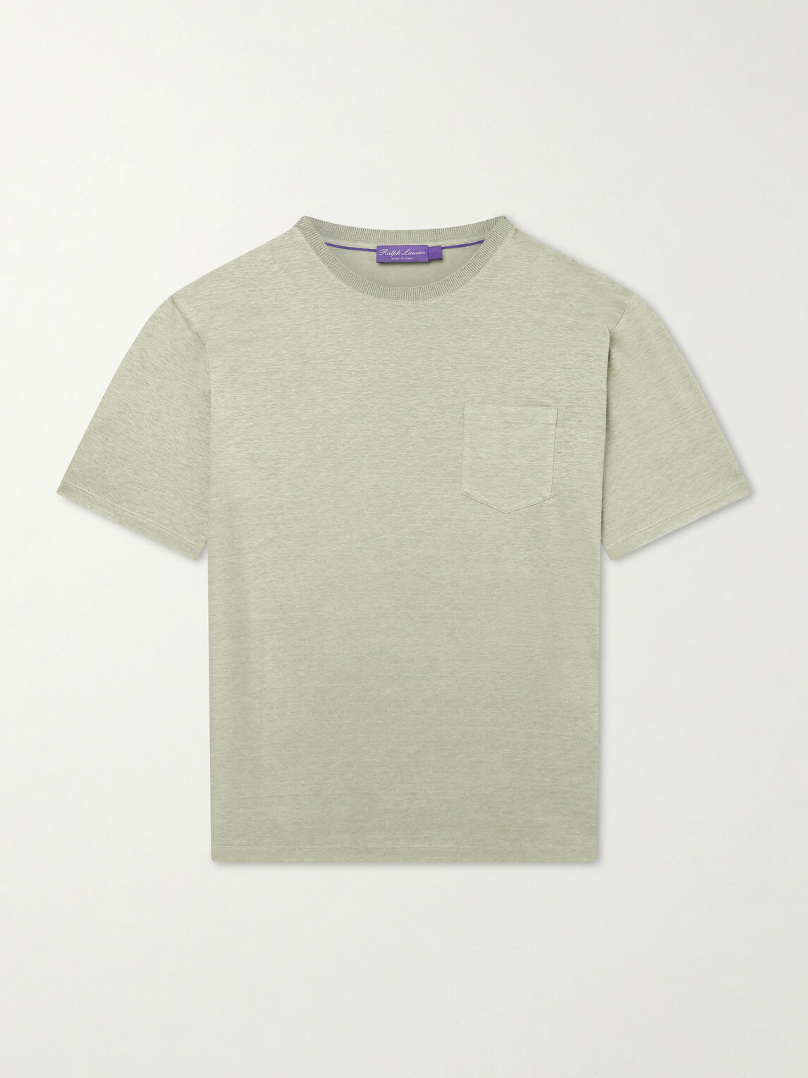 Ralph Lauren Purple label - Linen-Jersey T-Shirt - Green