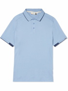 Kjus Golf - Stan Stretch Cotton-Blend Polo Shirt - Blue