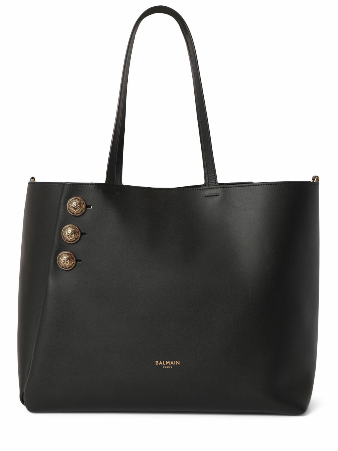 BALMAIN Embleme Leather Shopping Bag Balmain