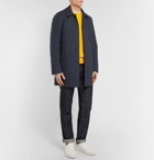 Burberry - Cotton-Blend Gabardine Hooded Coat with Detachable Gilet - Men - Navy