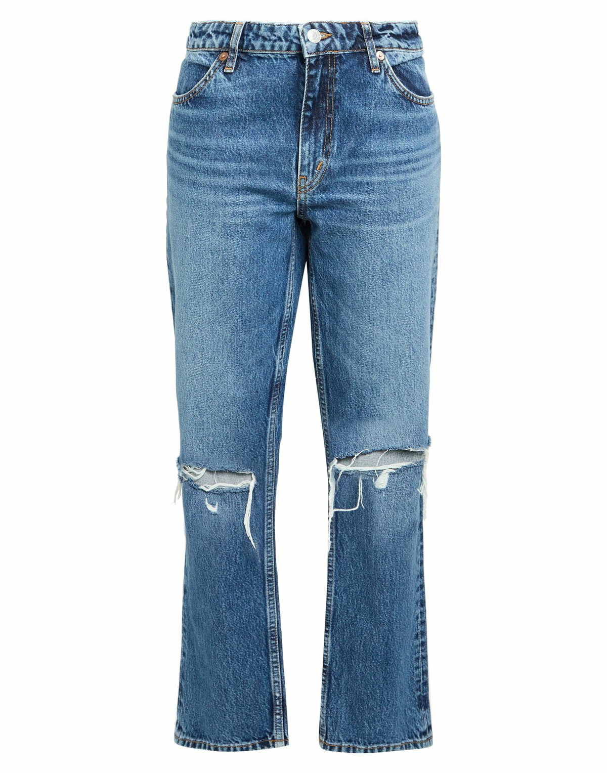 Re/done Womens Jeans in Blue