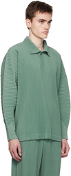 HOMME PLISSÉ ISSEY MIYAKE Green Monthly Color August Polo