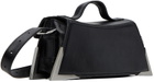 Han Kjobenhavn Black Crinkle Leather Metal Shoulder Bag